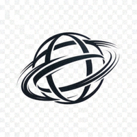 球速体育官方网站Logo - 橙色与蓝色交织的体育标志